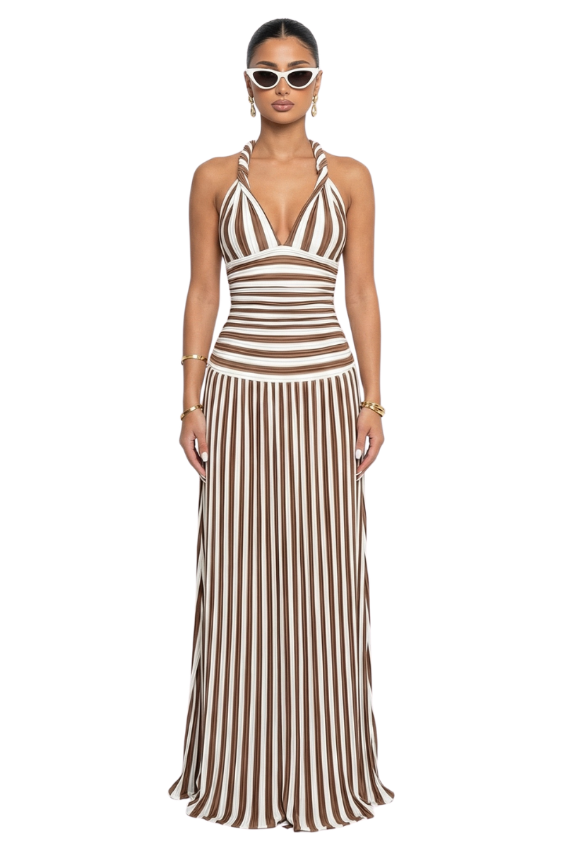 delanie halter mini dress Adeline Rose Halter Mini Dress main image 1