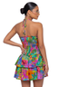 Tropical Bloom Smocked Mini Dress