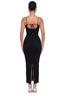 Artisan Swirl Spaghetti Strap Dress (Black)