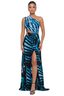 Animal Instinct Cutout Maxi Dress