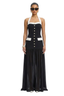Pearl Luxe Halter Maxi Dress- Preorder Ships 3/4