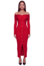 The Sloane Midi Dress (Red)