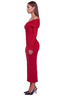 The Sloane Midi Dress (Red)