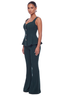 Power Play Peplum Pants Set (Hunter Green)