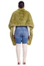 Pistachio Oversized Faux Fur Shawl Wrap- Preorder Ships October 22nd