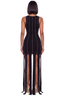 Pearls Knit Maxi Dress (Black)- Preorder Ships 8/31