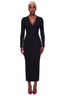 Body Language Ribbed Maxi (Black)
