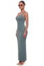 Second Skin Sculpted Maxi Dress (Sage)