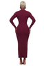 Body Language Ribbed Maxi (Wine)