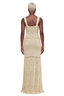 Shoreline Crochet Maxi Dress (Beige)