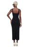 Line Art Bodycon Midi Dress- Preorder Ships 6/9