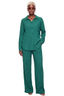 Easy Does It Plisse Pants Set (Emerald Green)