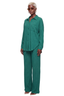 Easy Does It Plisse Pants Set (Emerald Green)