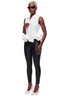 Crisp Bloom Ruffle Peplum Blouse