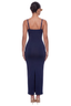 Second Skin Sculpted Maxi Dress (Midnight Blue)
