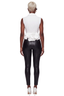 Crisp Bloom Ruffle Peplum Blouse