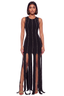 Pearls Knit Maxi Dress (Black)- Preorder Ships 8/31