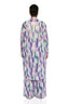 Solona Abstract Kimono Pant Set (Violet)