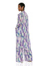 Solona Abstract Kimono Pant Set (Violet)