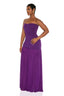 Amara Strapless Dress (Violet)