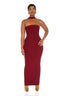 Amara Choker Dress (Wine)