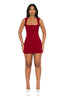 Valora Mini Dress (Wine)- FINAL SALE