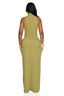 Verde Knot Maxi Dress (Olive)