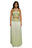 Meadow Shimmer Maxi Skirt Set