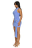 Periwinkle Wrap Mini Dress