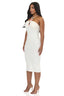 Coastal Charm Beaded Halter Midi Dress