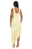 Sway Asymmetric Fringe Knit Dress (Butter Yellow)