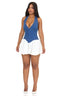 Bloom Denim Corset Mini Dress
