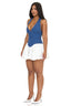 Bloom Denim Corset Mini Dress