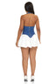 Bloom Denim Corset Mini Dress