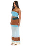 Horizon Lines Colorblock Skirt Set