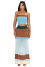 Horizon Lines Colorblock Skirt Set