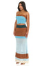Horizon Lines Colorblock Skirt Set