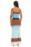Horizon Lines Colorblock Skirt Set
