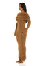 Her Moment Off Shoulder Knit Maxi Dress (Mocha)