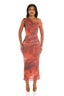 Ember Mesh Midi Dress