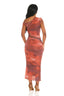 Ember Mesh Midi Dress