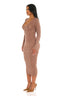 Verse Knit Dress (Dark Tan)