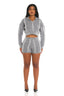With Ease Cable Knit Short Set