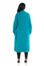 Leisure Balloon Sleeve Cardigan (Teal)