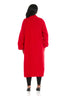 Leisure Balloon Sleeve Cardigan (Red)