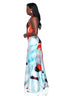 Brushstroke Halter Maxi Dress
