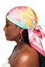 Floral Watercolor Silk-Feel Scarf