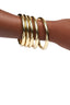 Everyday Stacking Gold Bangle Set
