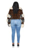 Robin Crop Faux Fur Jacket