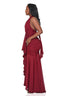 Marley Halter Dress (Burgundy)